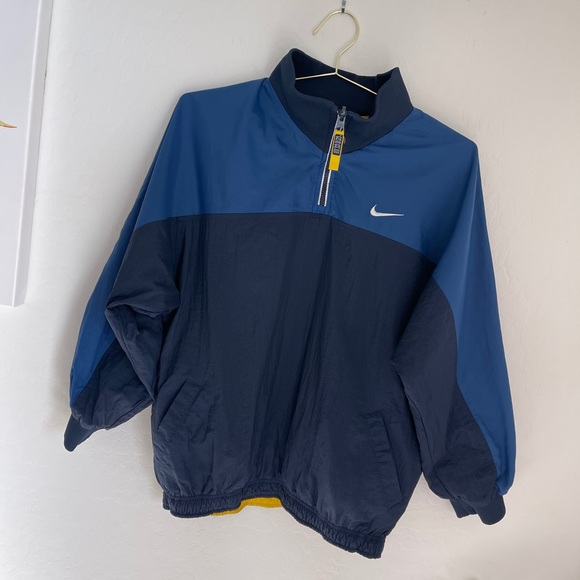 Nike Vintage Reversible Nylon High Neck Jacket XL - Picture 4 of 10